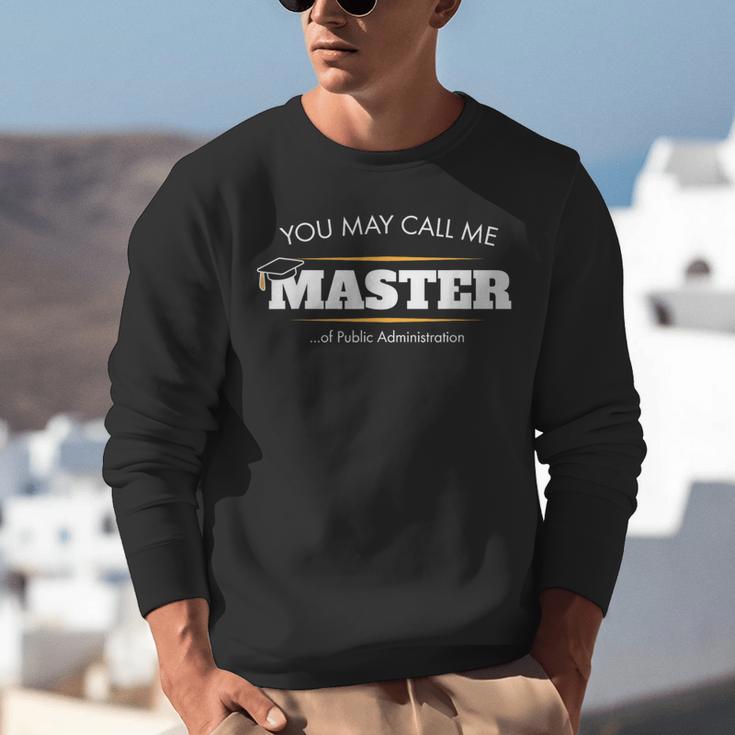 Master Of Public Administration Shirt Graduation Unisex Sweatshirt
