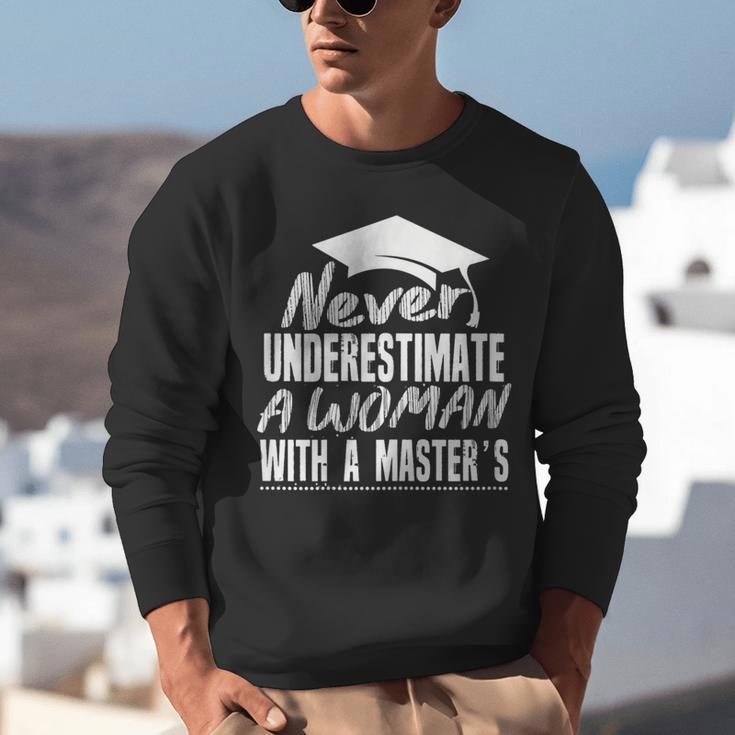Master's Graduation Shirt For Women With Masters Degree Unisex Sweatshirt