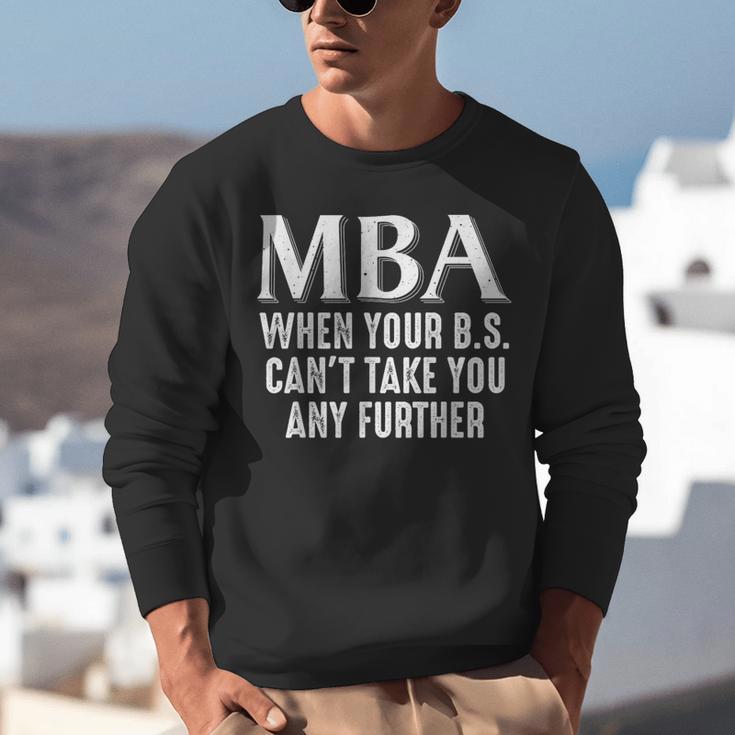 MBA For Men Women Master Degree Graduation Day Unisex Sweatshirt