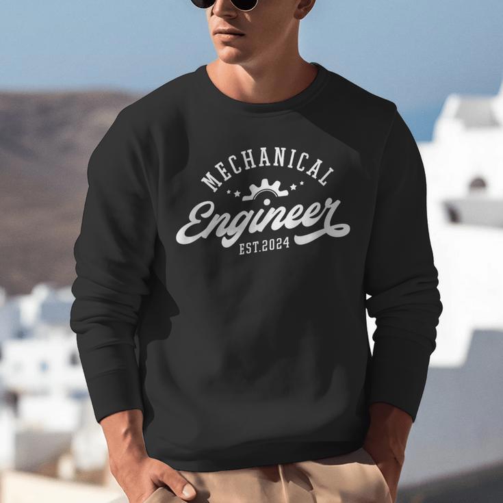 Mechanical Engineer Est 2024 Mechanical Engineer Graduation Unisex Sweatshirt