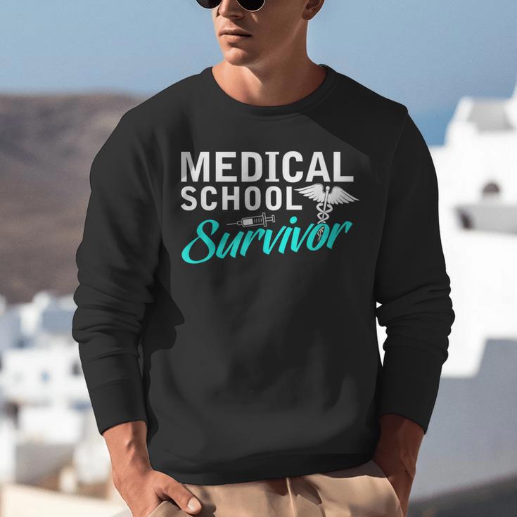 Medical School Survivor Med Student Graduation Unisex Sweatshirt