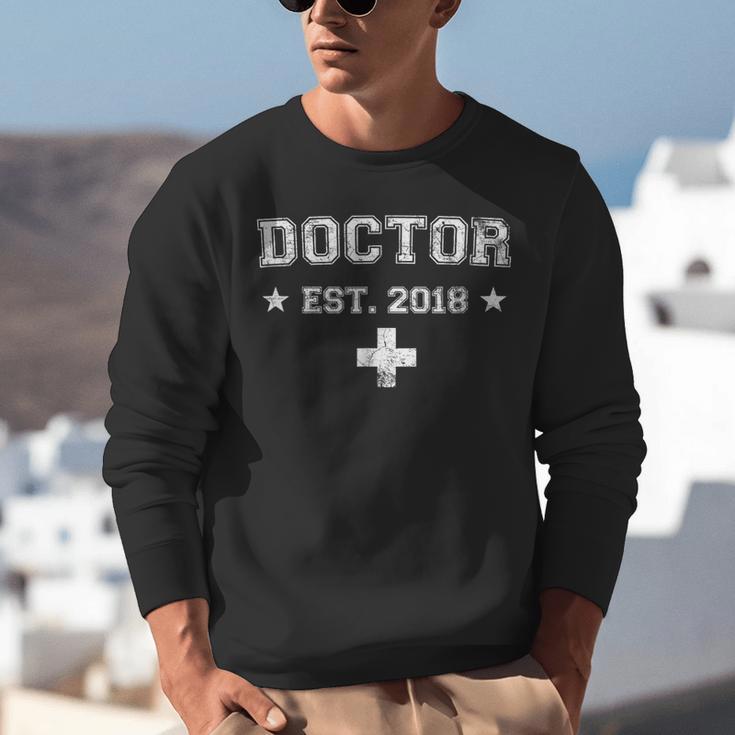 Medical Student GraduationShirt Doctor Est 2018 Unisex Sweatshirt