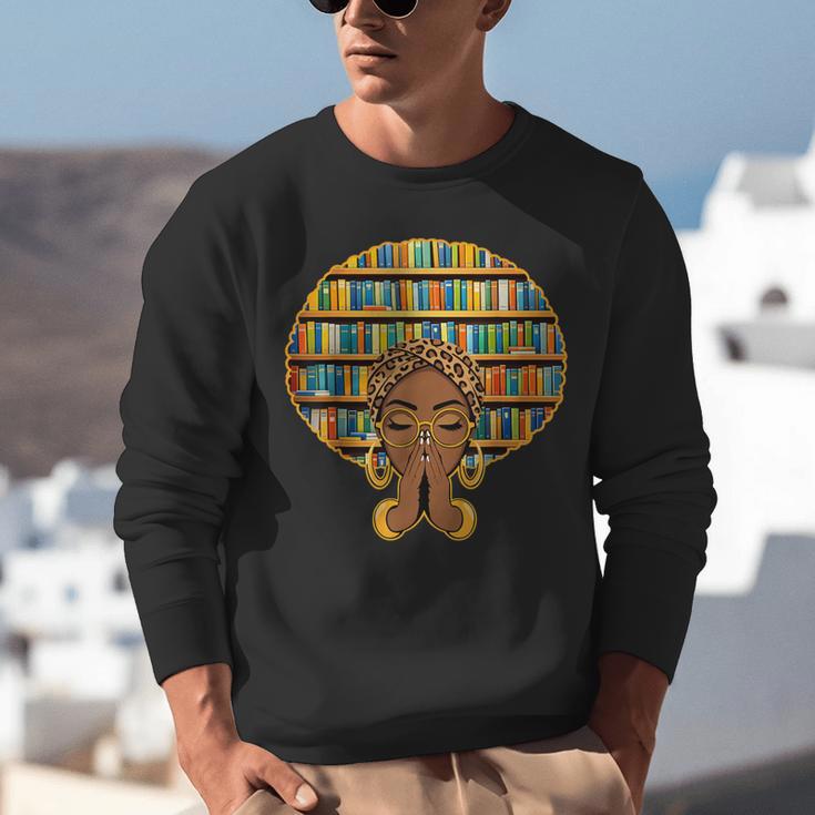Melanin Afro Women Girl Book Librarian History African Unisex Sweatshirt Melanin Afro Women Girl Book Librarian History African Unisex Sweatshirt