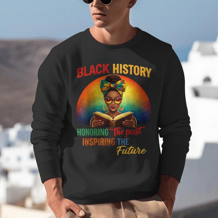 Melanin Honoring Past Inspiring Pride Book Month Unisex Sweatshirt Melanin Honoring Past Inspiring Pride Book Month Unisex Sweatshirt