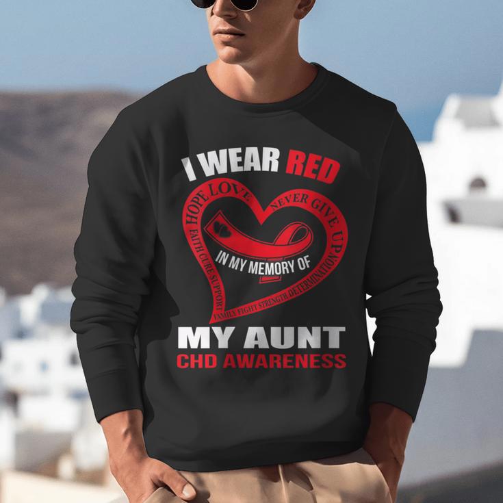 In My Memory Of My Aunt CHD AWARENESS Unisex Sweatshirt In My Memory Of My Aunt CHD AWARENESS Unisex Sweatshirt
