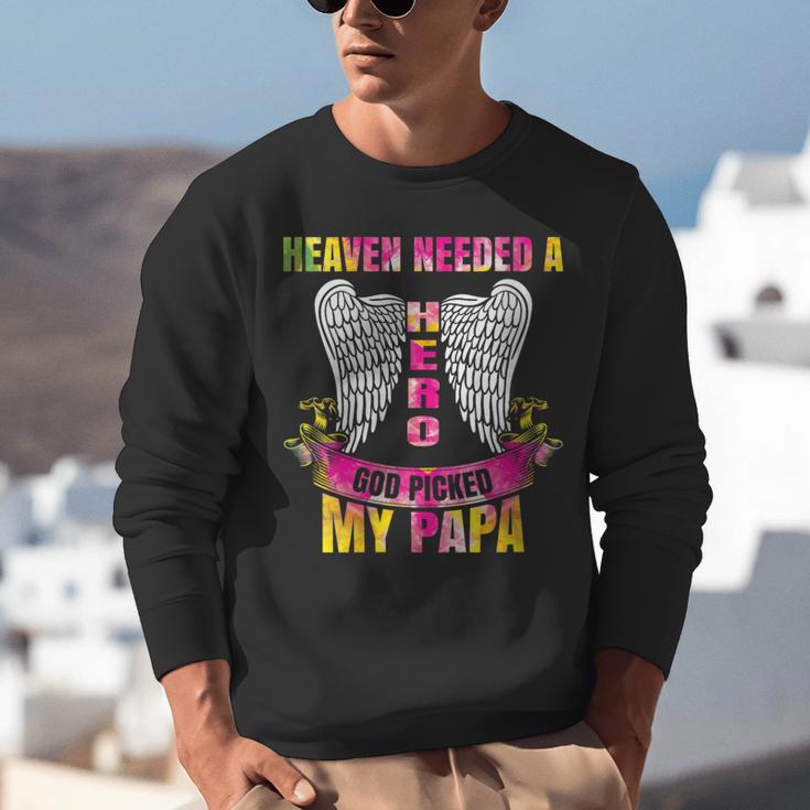Memory Of My Dad My Dad In Heaven Unisex Sweatshirt Memory Of My Dad My Dad In Heaven Unisex Sweatshirt