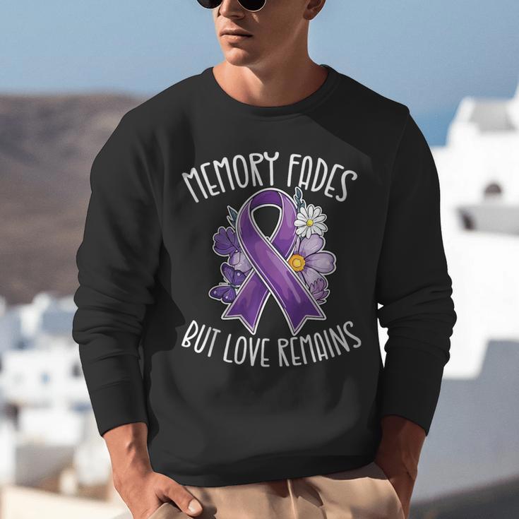 Memory Fades But Love Remains Dementia Awareness Unisex Sweatshirt Memory Fades But Love Remains Dementia Awareness Unisex Sweatshirt