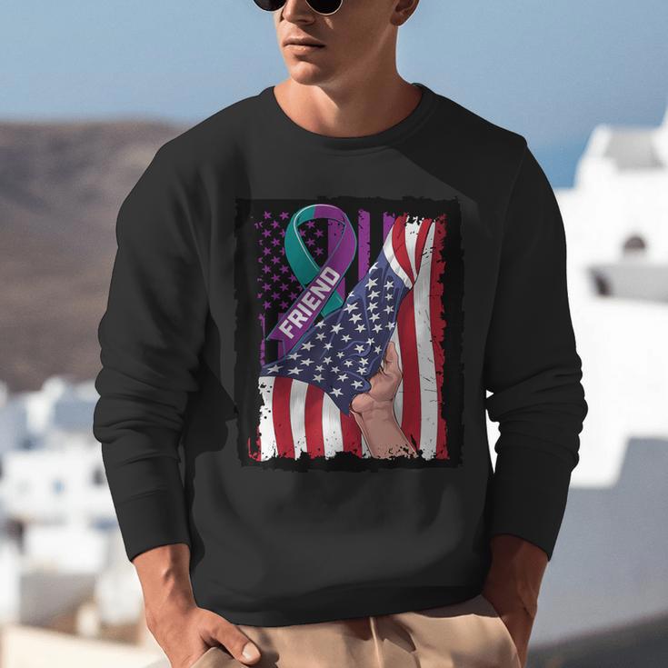 In Memory Of My Friend Suicide Awareness American Flag Women Kids Men Unisex Sweatshirt In Memory Of My Friend Suicide Awareness American Flag Women Kids Men Unisex Sweatshirt