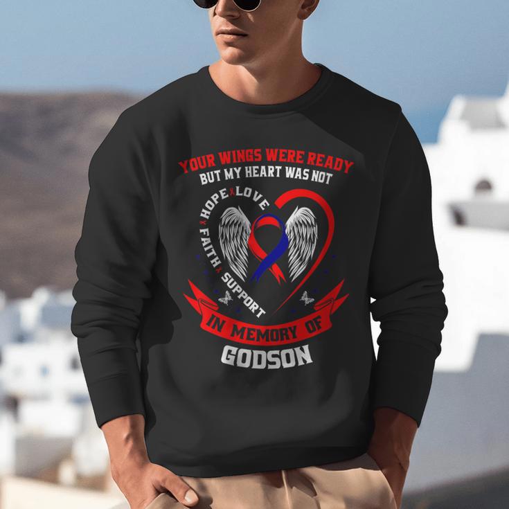 In Memory Godson CHD Heart Disease Awareness Memorial Unisex Sweatshirt