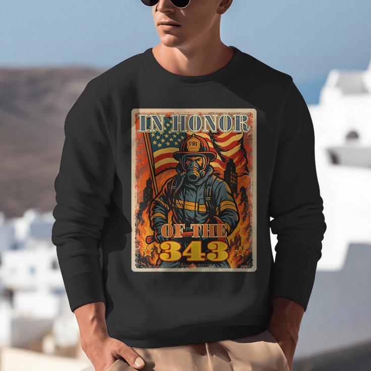 In Memory And Honor We Will Never Forget 343 Firefighters Unisex Sweatshirt