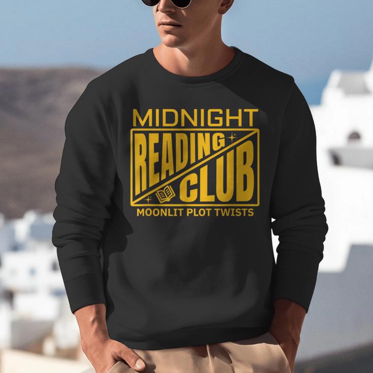Midnight Reading Club Night Owl Book Readers Unisex Sweatshirt