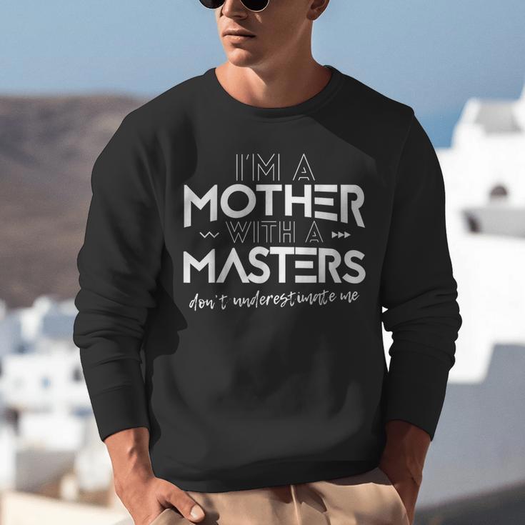 Mom Masters Graduation Wife Mother MSW Social Work Unisex Sweatshirt