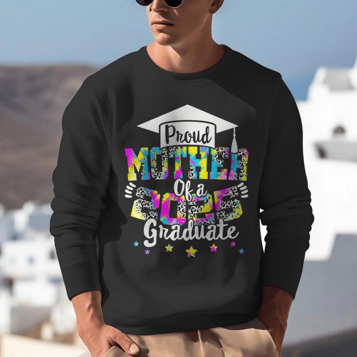 Mother Of a 2025 Graduate Tie Dye Class Senior Graduation 25 Unisex Sweatshirt