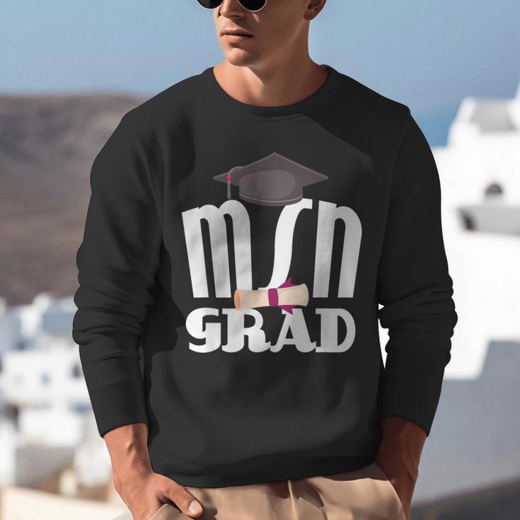 MSN Masters Graduation Men Women Son Daughter Unisex Sweatshirt