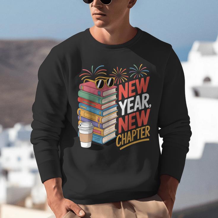 New Year New Chapter Book Lover Reader Unisex Sweatshirt