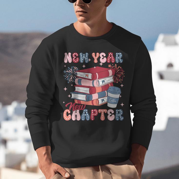 New Year New Chapter Happy New Year 2025 Book Lover Unisex Sweatshirt