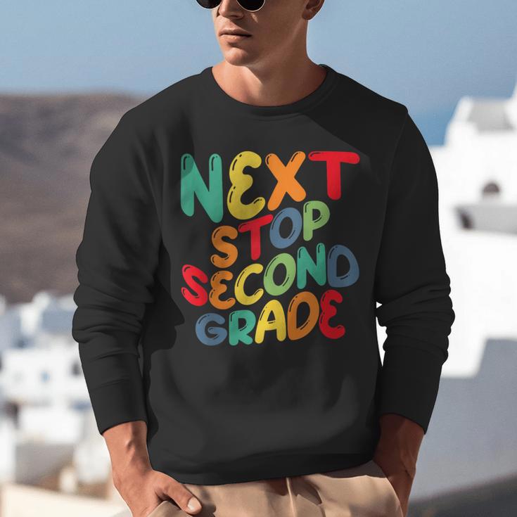Next Stop Second Grade 1st Grade Graduation Day Kids Unisex Sweatshirt