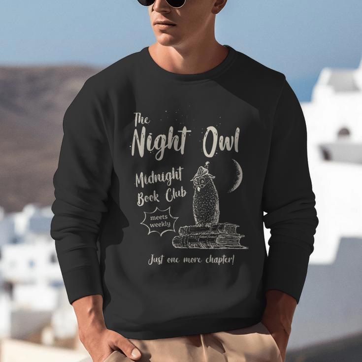 Night Owl Book Club Bookish Book Lover Tee Unisex Sweatshirt