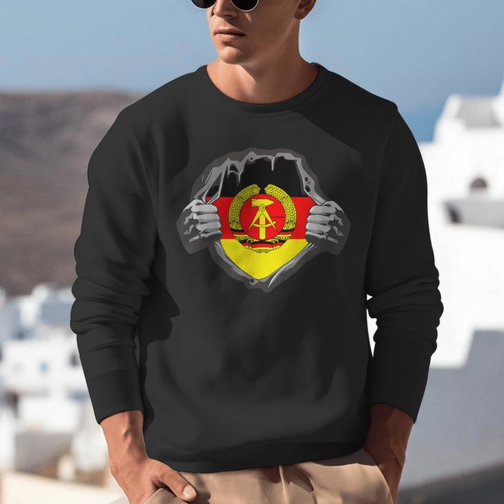 Nostalgia Chest Flag GDR Unisex Sweatshirt