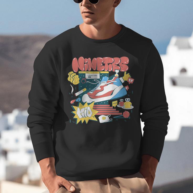 Nostalgia Gen X 90s Nineties Things Unisex Sweatshirt