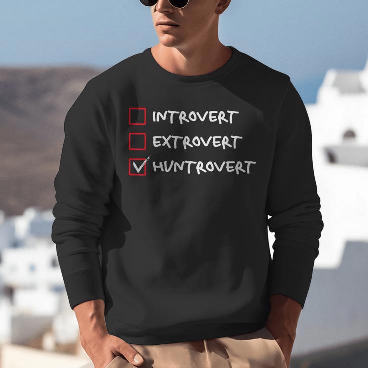 Not Introvert Huntrovert Hunting Hunt-Trovert Hunter Unisex Sweatshirt Not Introvert Huntrovert Hunting Hunt-Trovert Hunter Unisex Sweatshirt