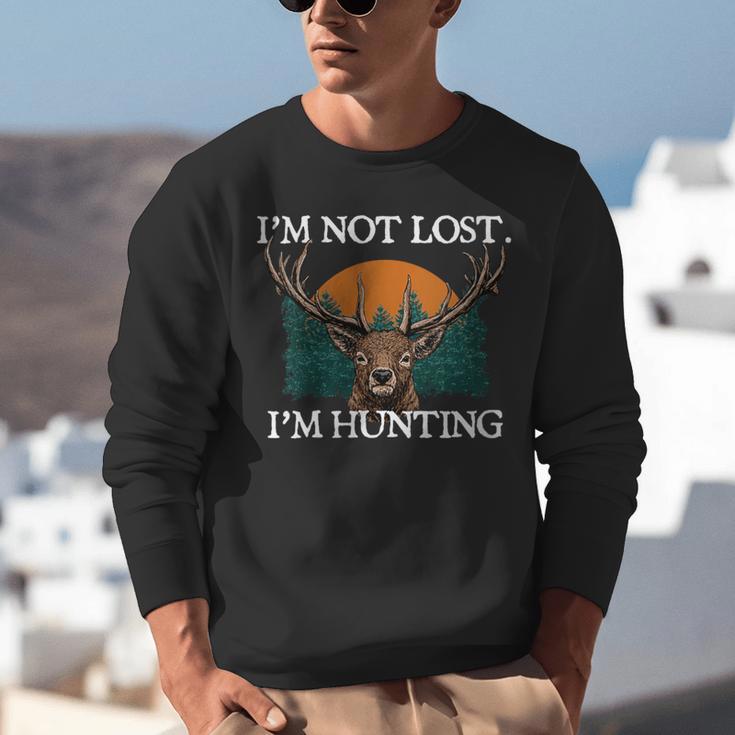 Im Not Lost Im Hunting Introvert Hunter Antisocial Unisex Sweatshirt Im Not Lost Im Hunting Introvert Hunter Antisocial Unisex Sweatshirt
