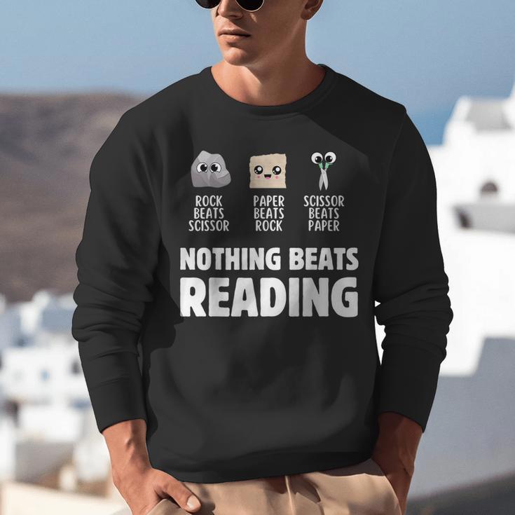 Nothing Beats Reading Librarian Book Bookworm Unisex Sweatshirt Nothing Beats Reading Librarian Book Bookworm Unisex Sweatshirt