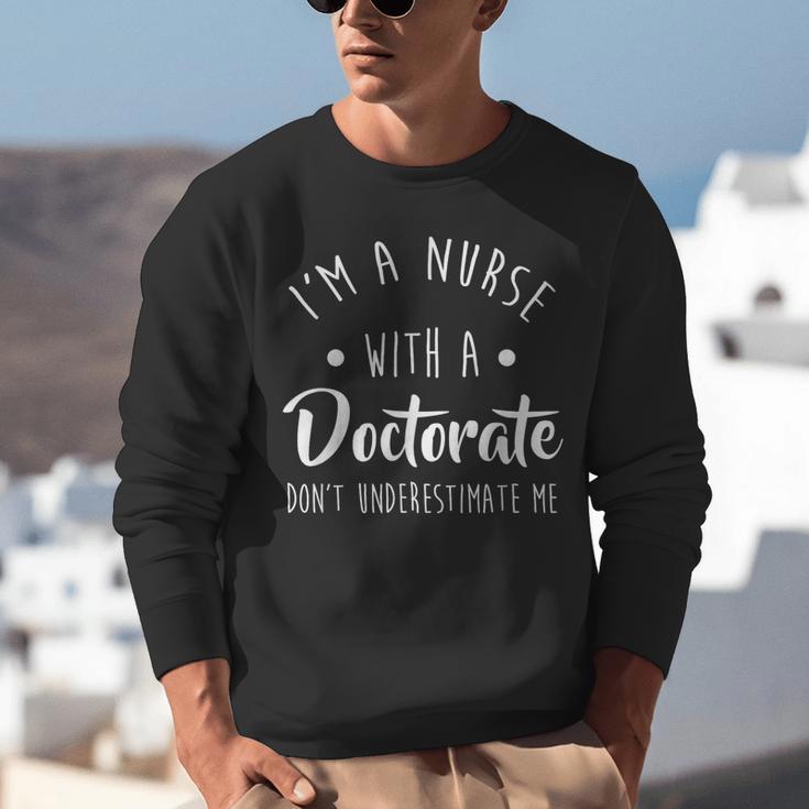 Nurse DNP PhD Doctorate Graduation Women Unisex Sweatshirt
