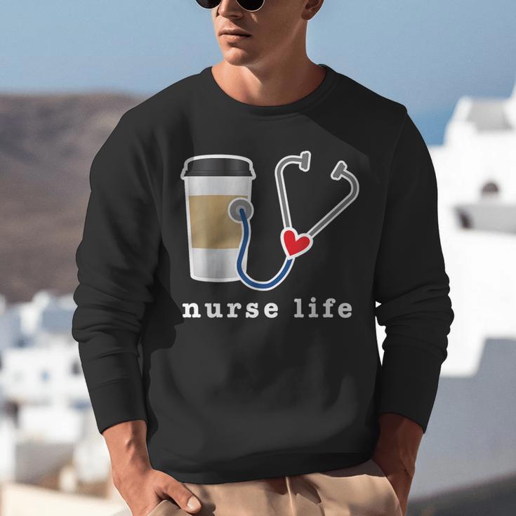 Nurse Life Graphic Nursing School Graduation Unisex Sweatshirt