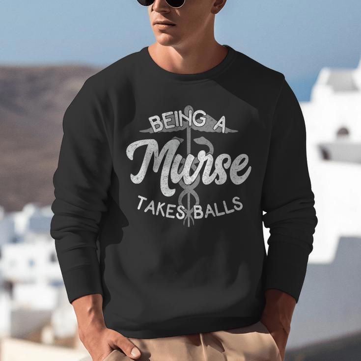 Nursing Male Nurse Murse RN Graduation Week Idea Unisex Sweatshirt