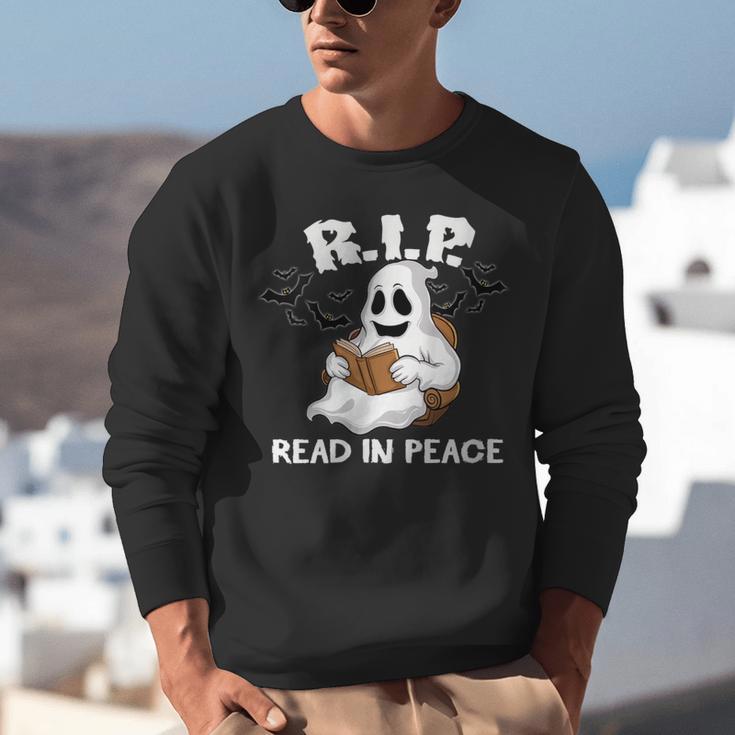 October Reading And Library Awareness Books And Boos Unisex Sweatshirt
