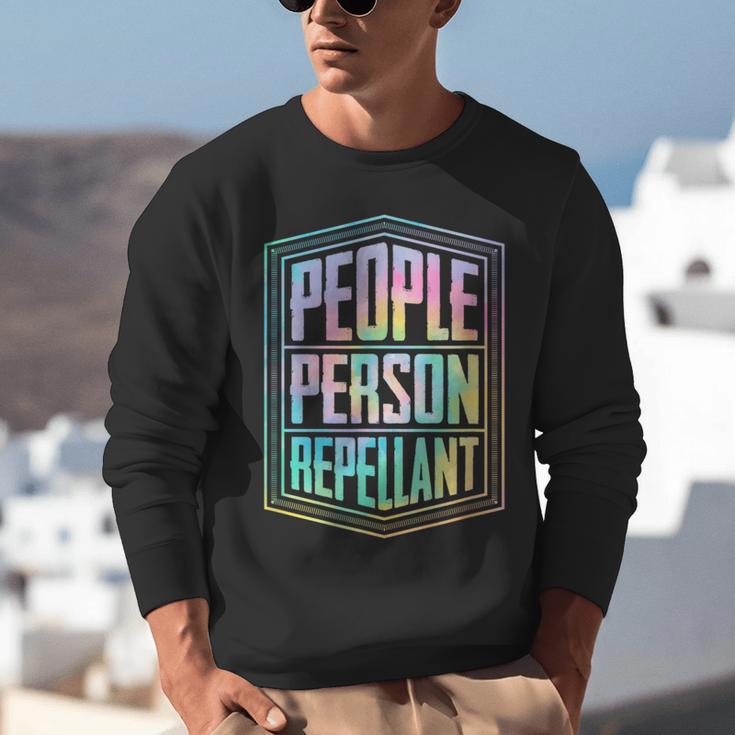 People Person Repellant Antisocial Introvert Unisex Sweatshirt People Person Repellant Antisocial Introvert Unisex Sweatshirt