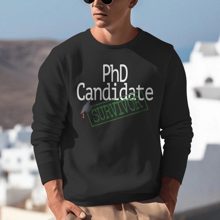 PhD Candidate Survivor Medical Doctors Graduation Doctor Unisex Sweatshirt