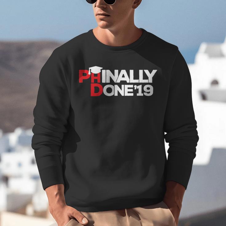 Phinally Done Graduation 2019 Phd Shirt Unisex Sweatshirt