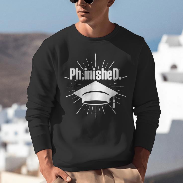 PhinisheD PhD Graduation Doctor Of Philosophy Unisex Sweatshirt