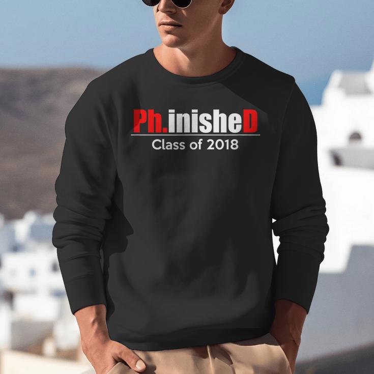 Phinished PhD Graduation T-Shirt For Men And Women Unisex Sweatshirt