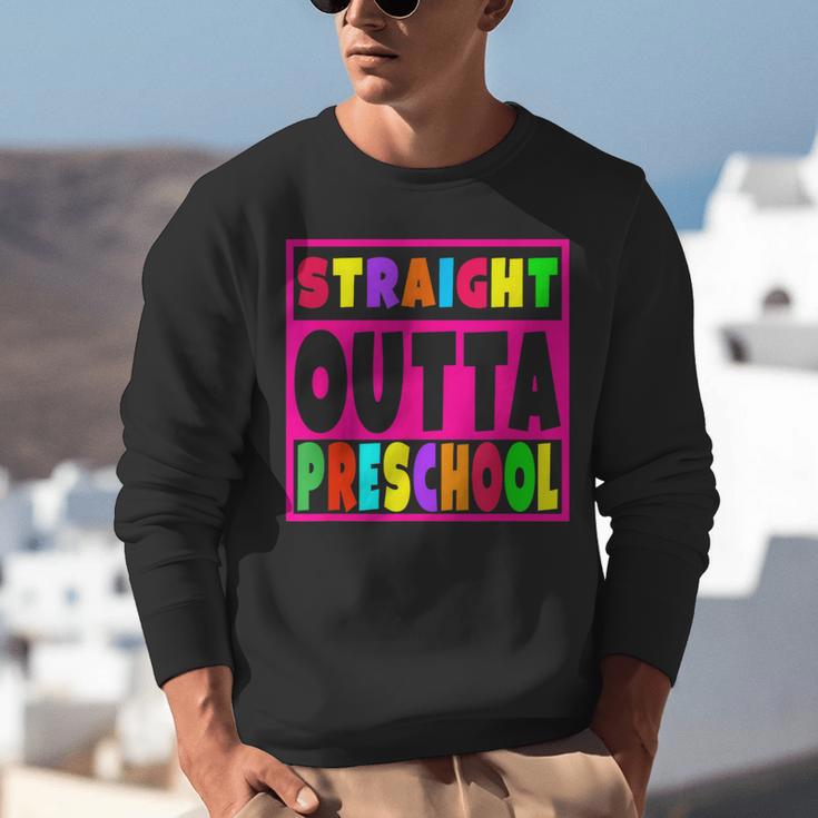 Pink STRAIGHT OUTTA Preschool PRE-K Graduation Unisex Sweatshirt
