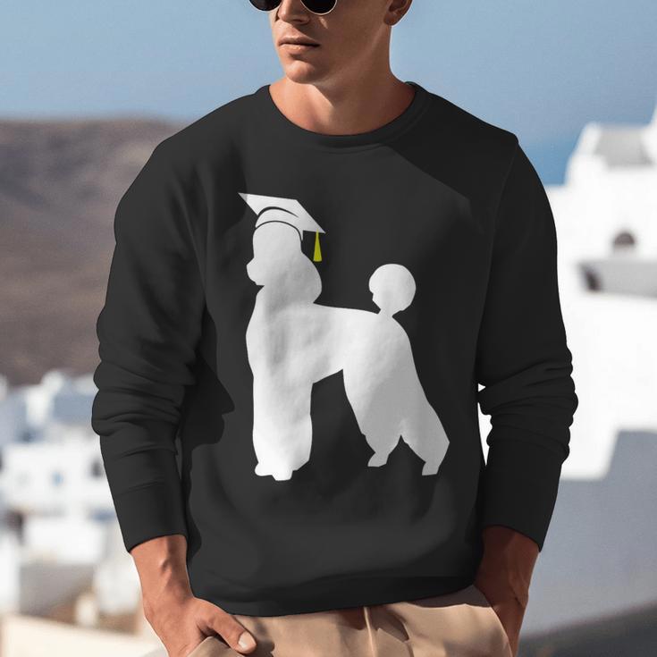 Poodle Graduation Dog Graduate Unisex Sweatshirt