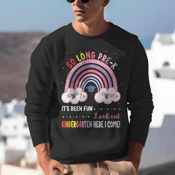 Pre k Graduation Class 2025 Graduate Pre-k Rainbow Girls Unisex Sweatshirt