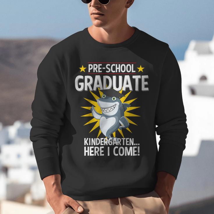 Pre K Graduation Shirts Shark Grad Toddler Unisex Sweatshirt