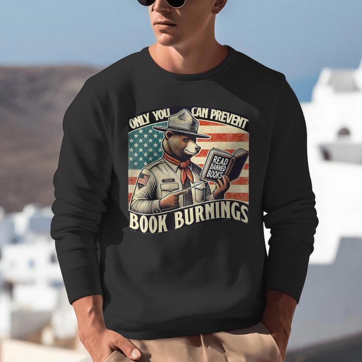 Only You Can Prevent Book Burnings Books Unisex Sweatshirt