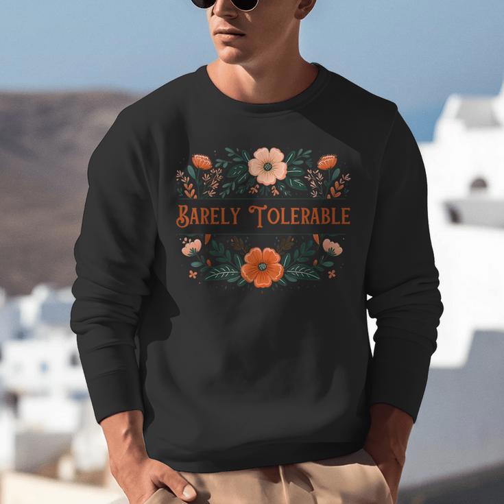 Pride And Prejudice Barely Tolerable Book Lover Bookish Unisex Sweatshirt