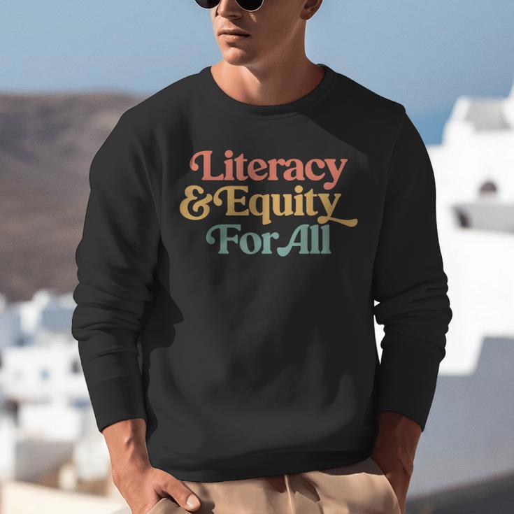 Protect Libraries Banned Books Literacy And Equity For All Unisex Sweatshirt