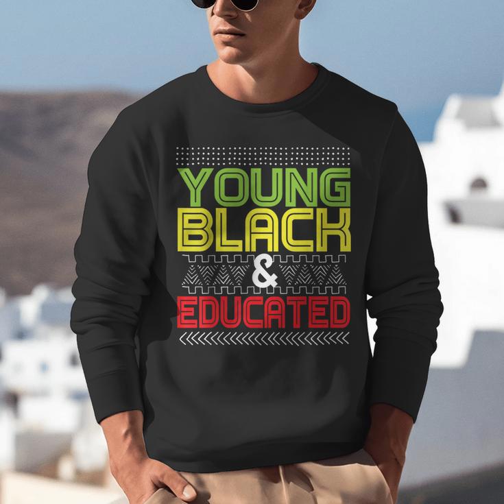 Proud African American Educated Graduation Unisex Sweatshirt