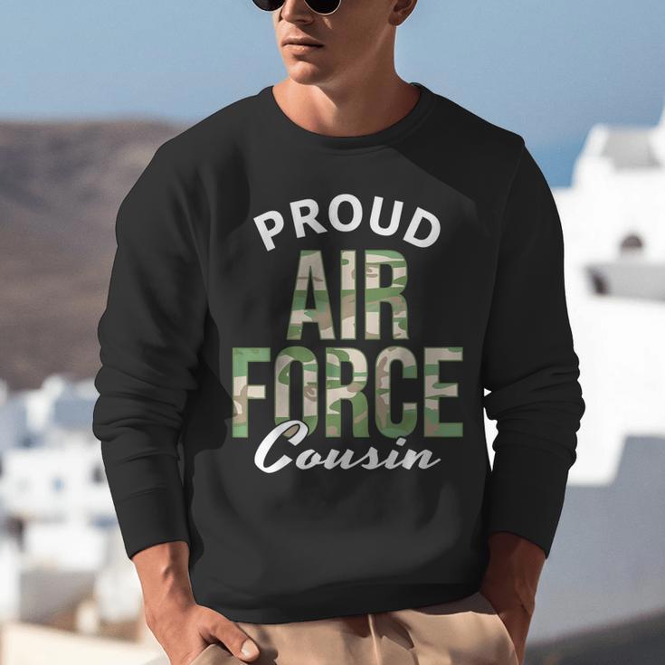 Proud Air Force Cousin Deployment Homecoming Graduation Unisex Sweatshirt