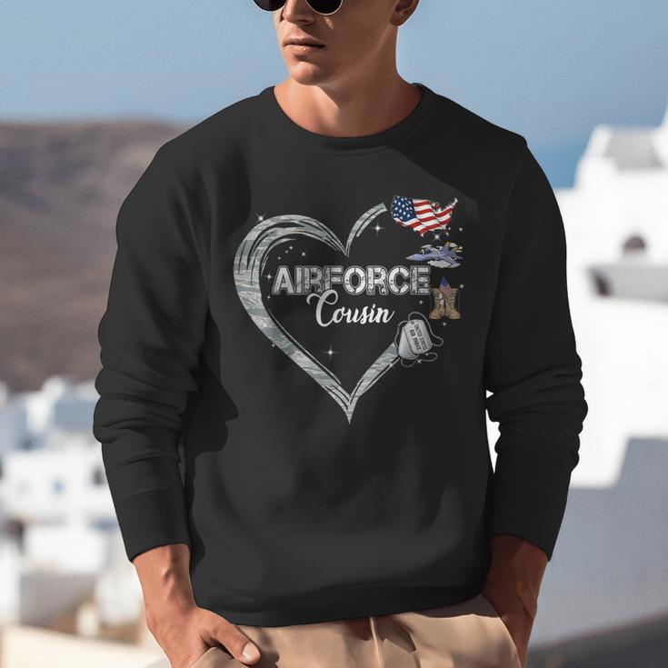 Proud Air Force Cousin Air Force Graduation Cousin USAF Unisex Sweatshirt