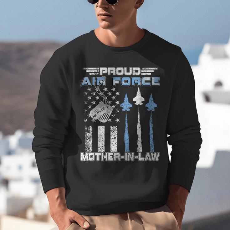 Proud Air Force Mother-In-Law US Air Force Graduation Unisex Sweatshirt
