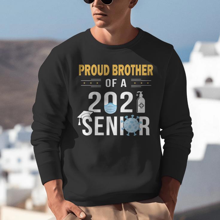 Proud Brother Of a 2021 Senior Shirt Graduation Unisex Sweatshirt