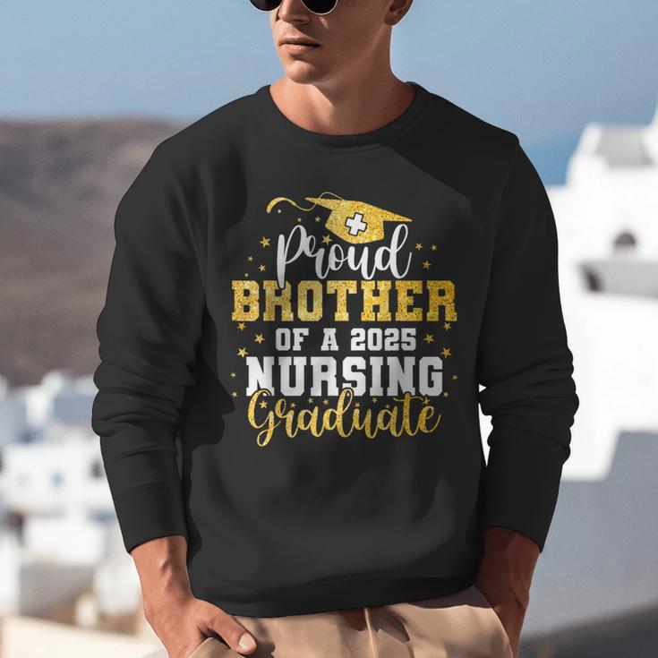 Proud Brother Class Of 2025 Nursing Graduate Graduation Unisex Sweatshirt