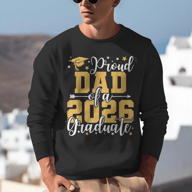 Proud Dad Of A 2026 Graduate Senior Graduation Class Of 2026 Unisex Sweatshirt